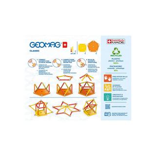 Geomag  Classic 42 Teile Magnetisches Konstruktionsspielzeug für Kinder Line Lernspiel aus 100% Recyclingkunststoff 
