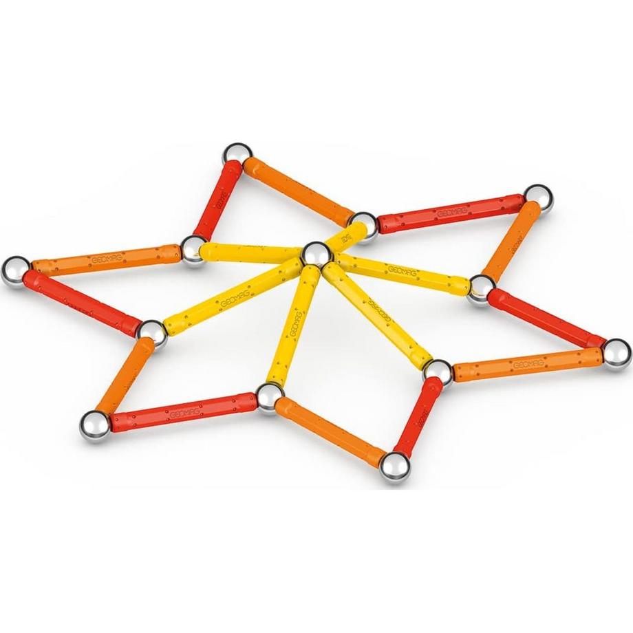 Geomag  Classic 42 Teile Magnetisches Konstruktionsspielzeug für Kinder Line Lernspiel aus 100% Recyclingkunststoff 