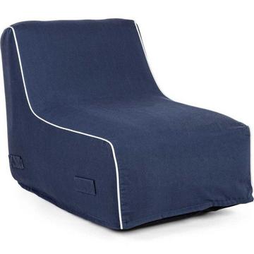 Chaise longue da giardino gonfiabile Rihanna blu