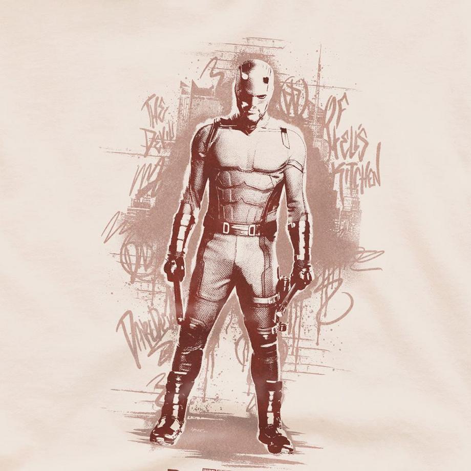 Daredevil  T-ShirtMotiftyle Graffiti Born Again Hell´s Kitchen 