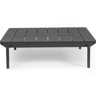 mutoni Table basse de jardin Matrix anthracite 99x99  