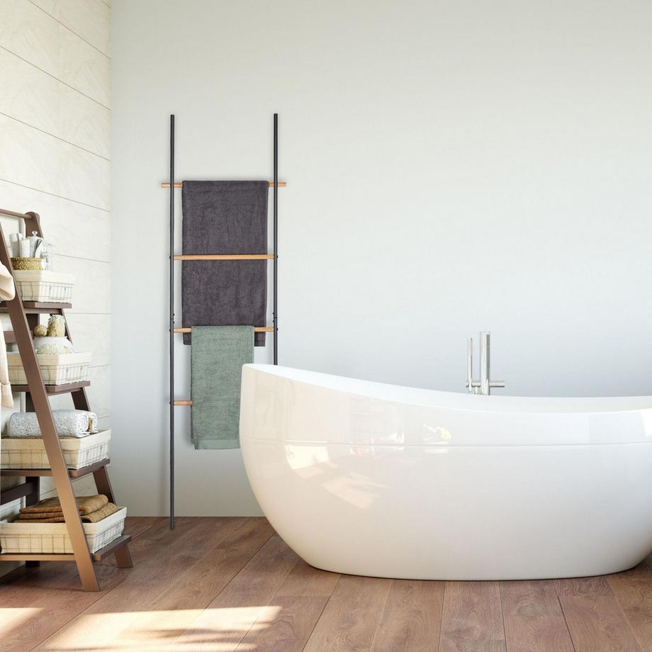 Northio  Handtuchleiter Holz & Metall 