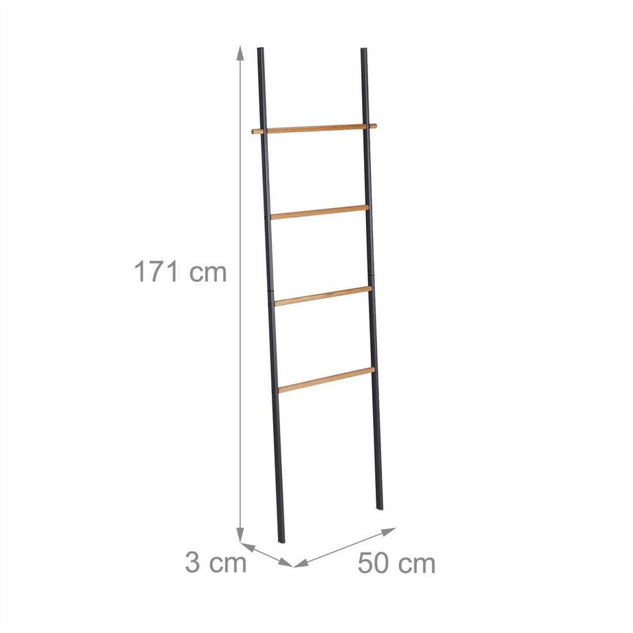 Northio  Handtuchleiter Holz & Metall 