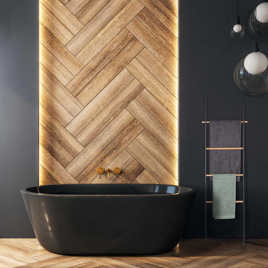 Northio  Handtuchleiter Holz & Metall 