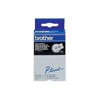 brother  Cassetta nastro Brother TC TC-101 Colore Nastro: Trasparente Colore carattere:Nero 12 mm 7.7 m 