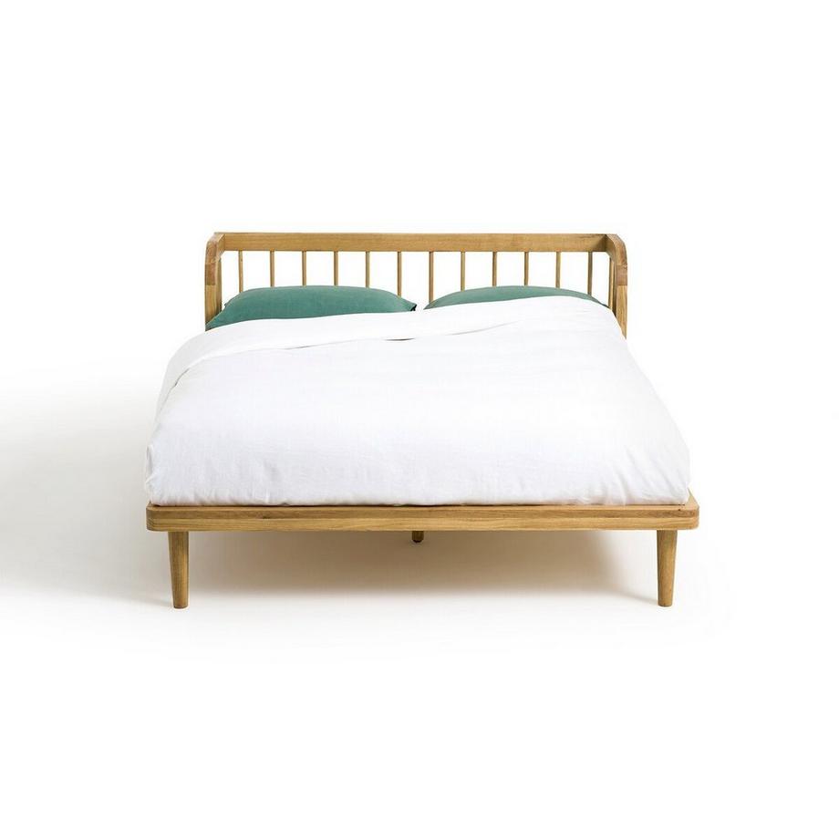 La Redoute Intérieurs Lit en chêne massif avec sommier  