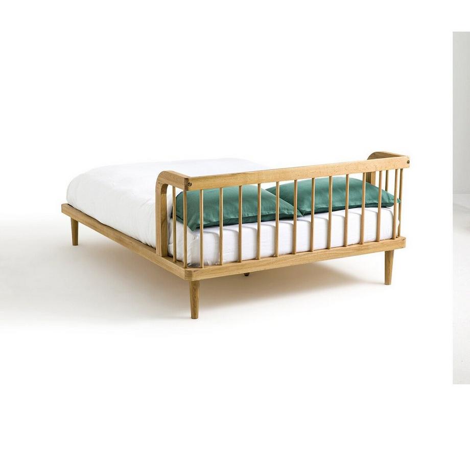 La Redoute Intérieurs Lit en chêne massif avec sommier  