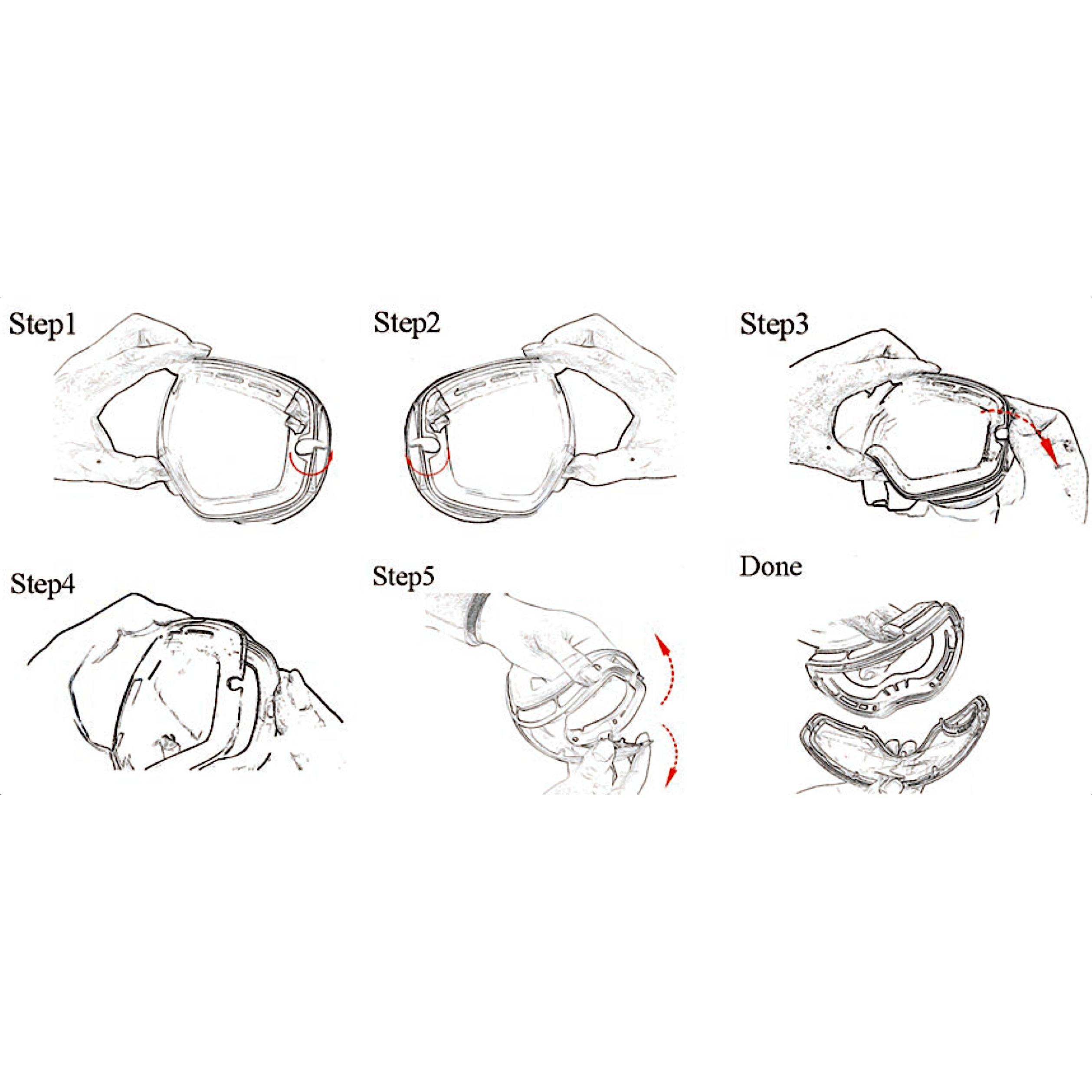 YEAZ  XTRM-SUMMIT Écran polarisé interchangeable pour masque avec monture 