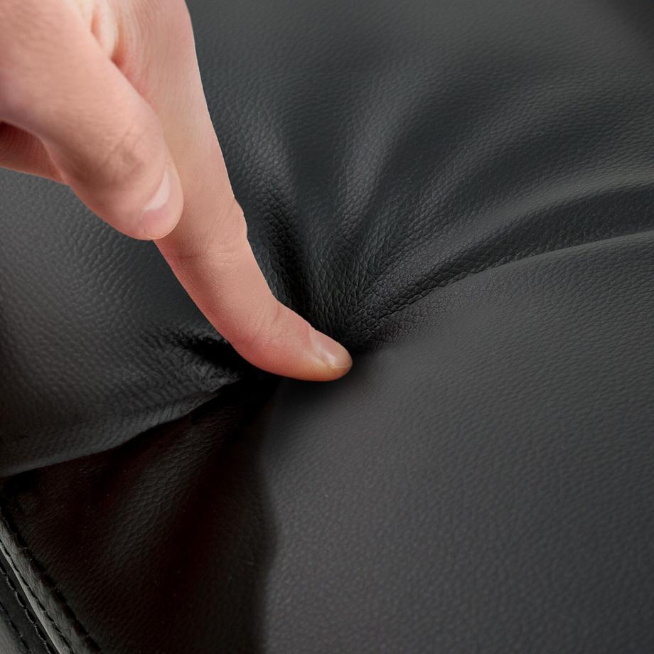 Tectake Bürostuhl Paul 360° drehbar und stufenlos höhenverstellbar ergonomische Form  