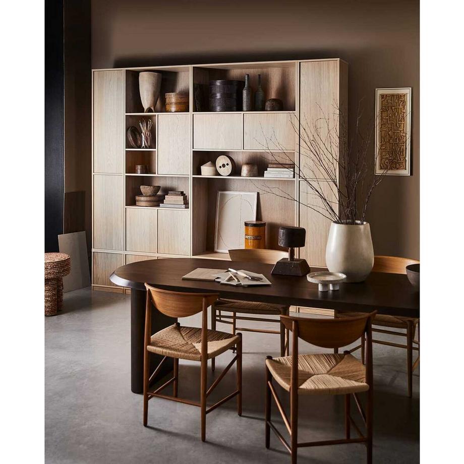 mutoni Esstisch Ellips Mangoholz walnuss 240x90  