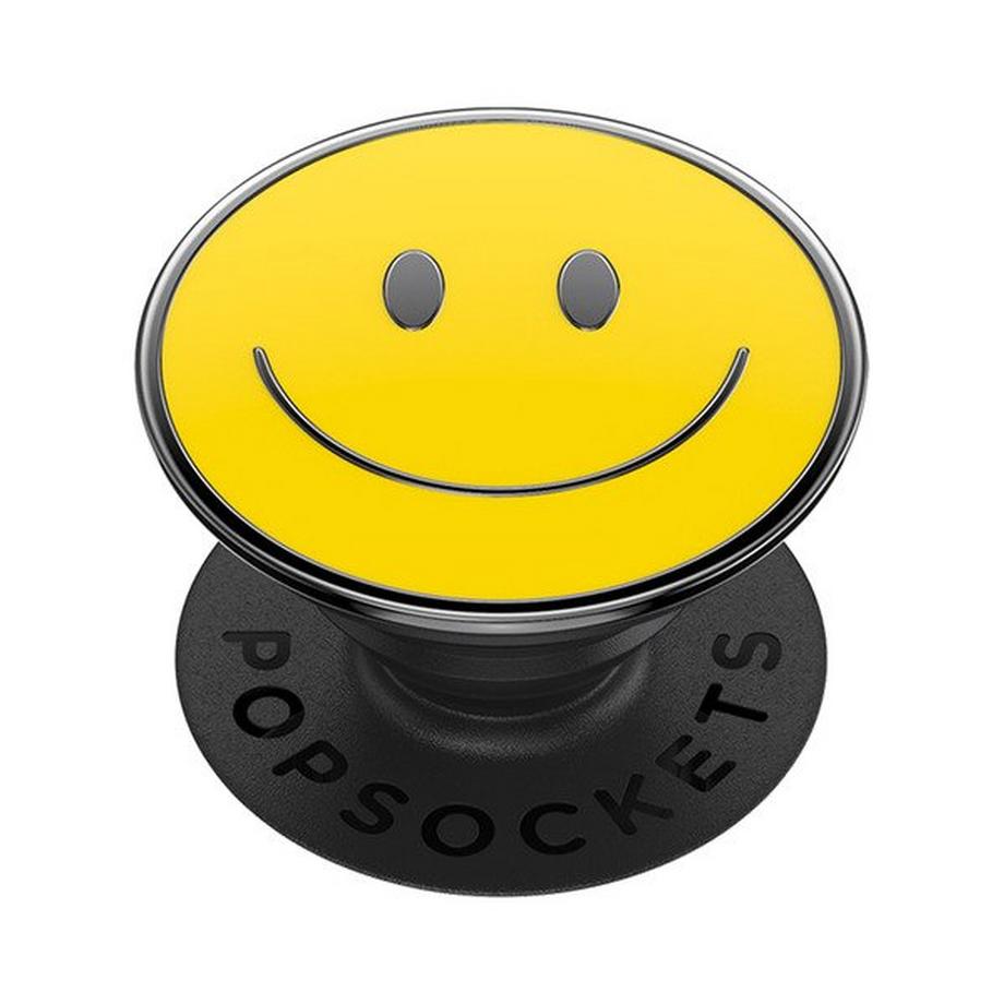 Enamel Be Happy PopGrip Handy-Griff