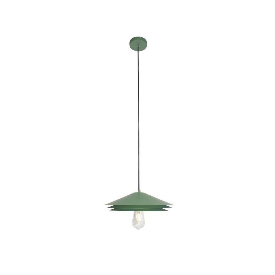 Vente-unique Deckenleuchte aus Metall - D 35 x H 161 cm - Grün - KIRUNA  
