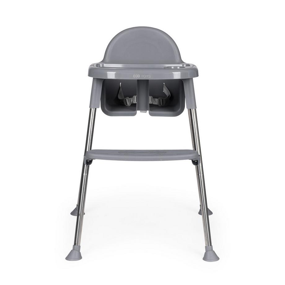 B2X  Kinderhochstuhl 2in1 mit Tablett und Gurten 