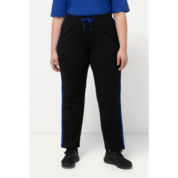 Pantalon de jogging à taille élastique et bande fantaisie le long de la jambe