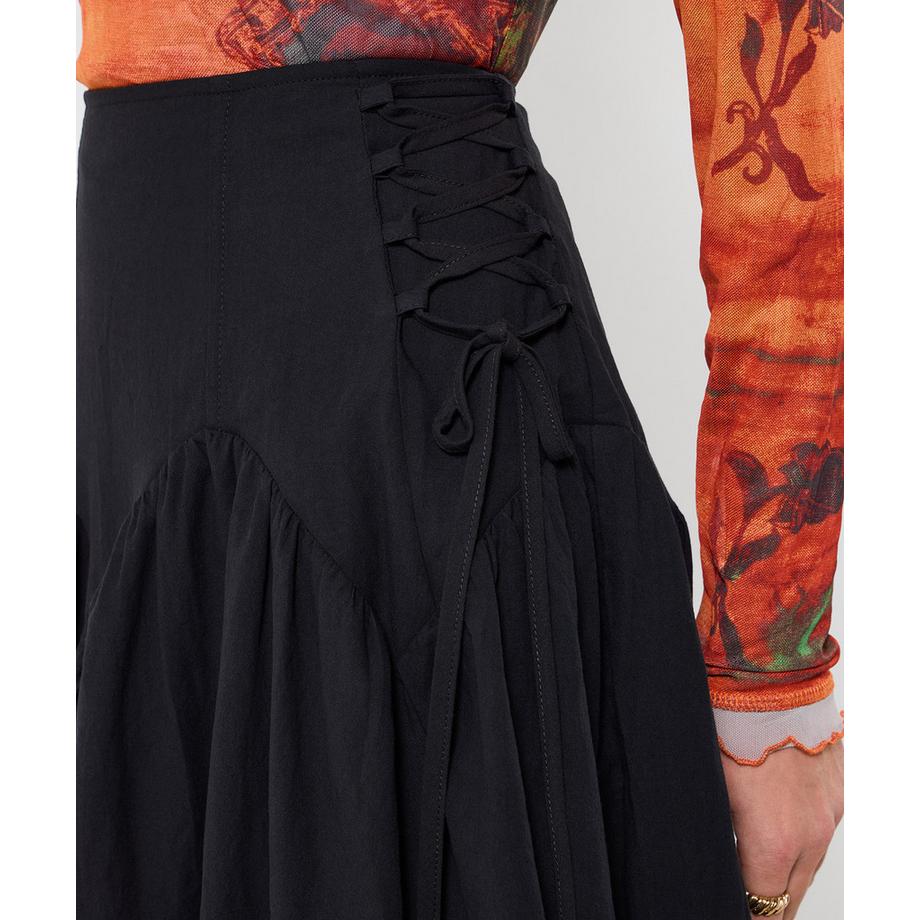 Joe Browns Minirock mit Rüschen und seitlicher Schnürung  