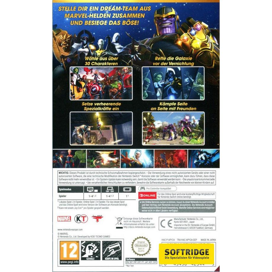 Nintendo  Marvel Ultimate Alliance 3: The Black Order 