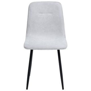 Beliani Lot de 4 chaises de salle à manger en Tissu Moderne TUSCOLA  