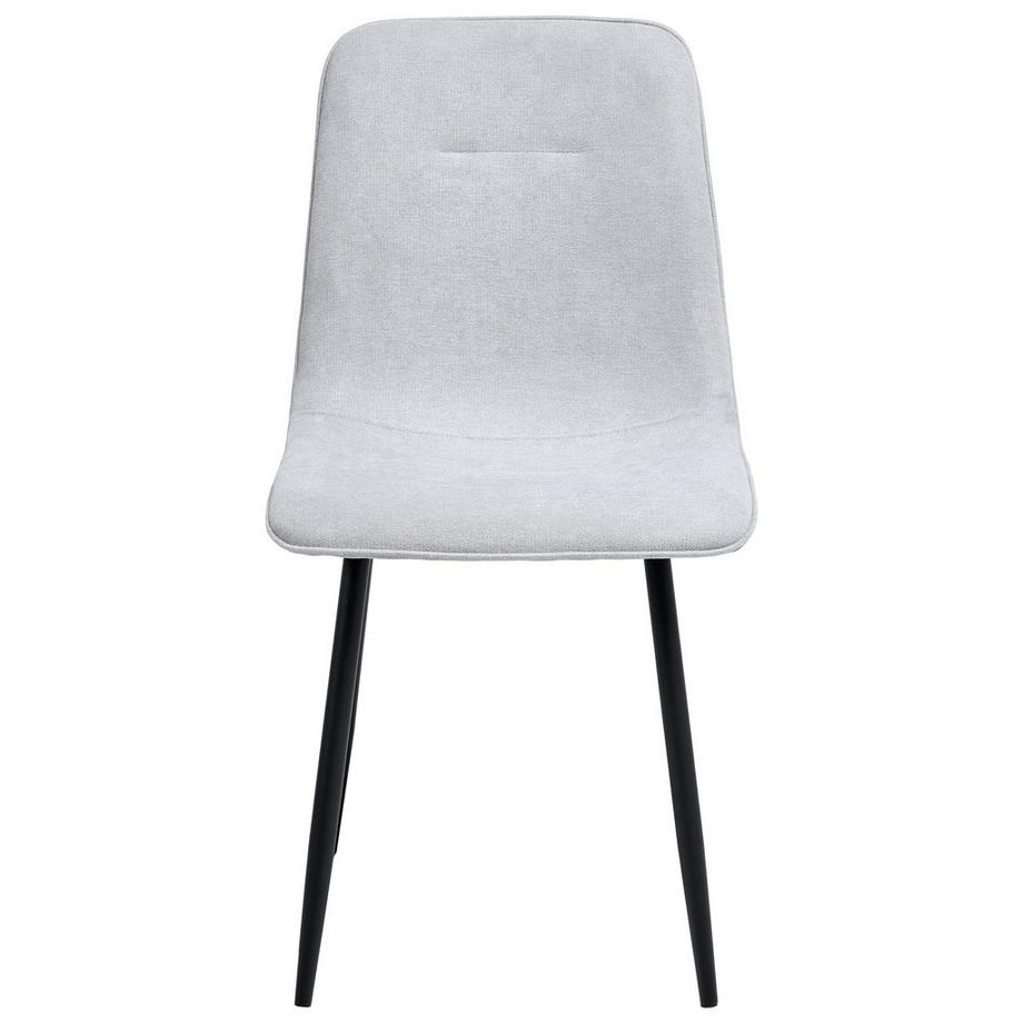 Beliani Esszimmerstuhl 4er Set aus Stoff Modern TUSCOLA  