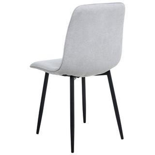 Beliani Lot de 4 chaises de salle à manger en Tissu Moderne TUSCOLA  