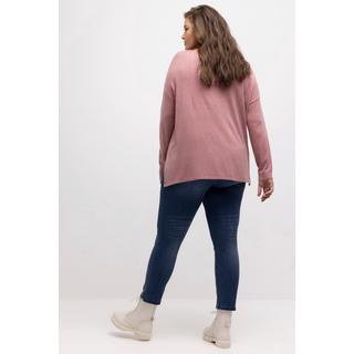 Ulla Popken  Pullover, Flügel, Oversized, U-Boot-Ausschnitt, Langarm 