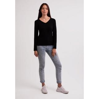 CASH-MERE.CH  Recycelter Kaschmir V-Ausschnitt Pullover 