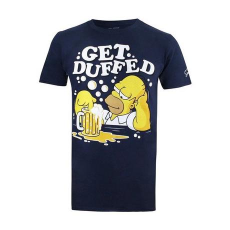 The Simpsons  Tshirt GET DUFFED 