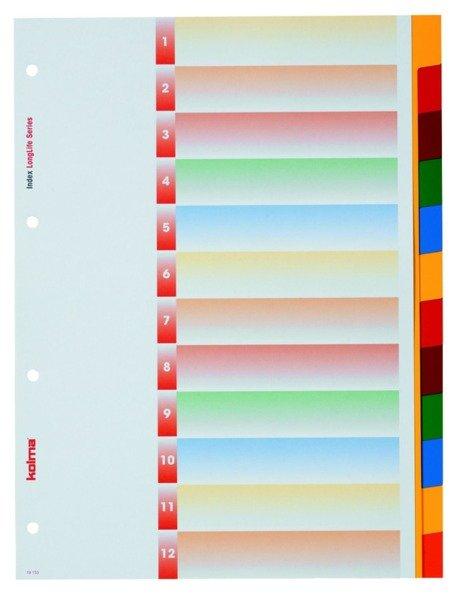 Kolma  KOLMA Register PVC A4 19.153.20 12-teilig 