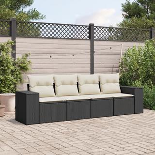 VidaXL set divano da giardino Polirattan  