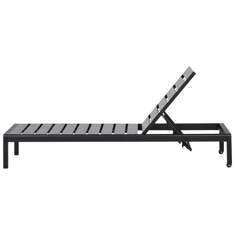 Beliani Lettino Prendisole en Legno plastico Industriale NARDO  