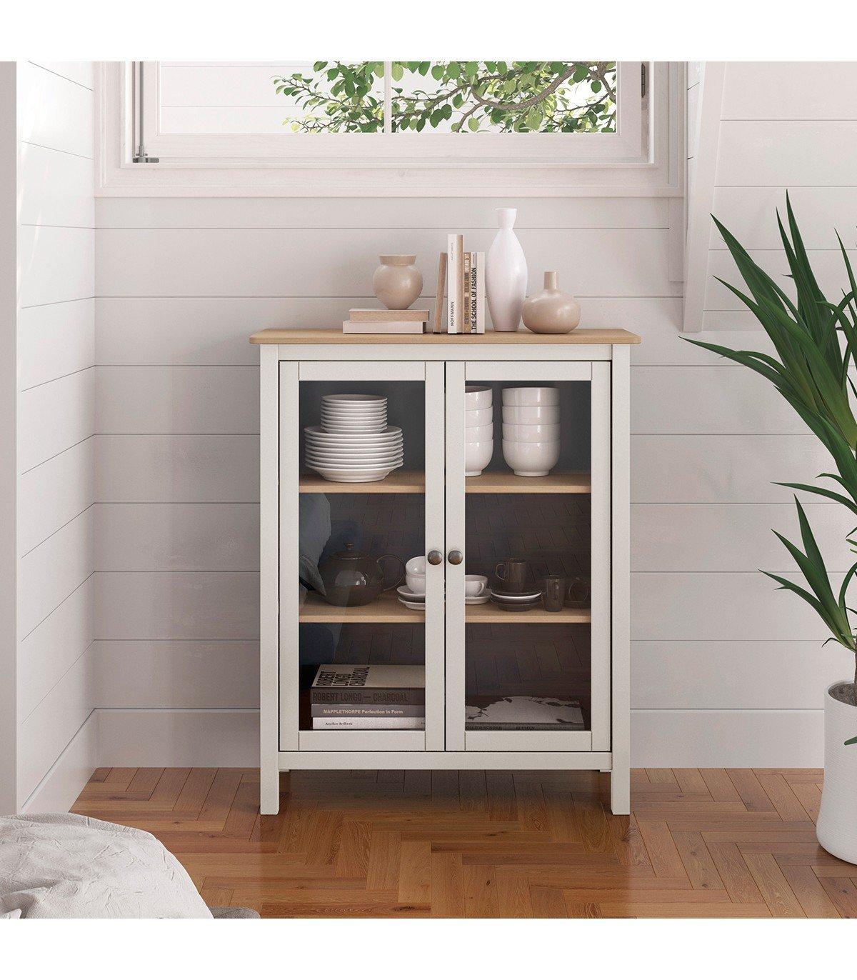 Calicosy Vetrina 2 Porte L90 x A110 cm - Misti  