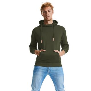 Russell  Reines Bio Sweatshirt mit hohem Kragen und Kapuze 