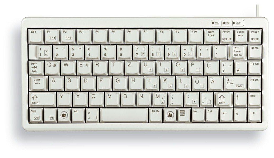 Cherry  Slim Line USBPS2, weiss - Schweiz 