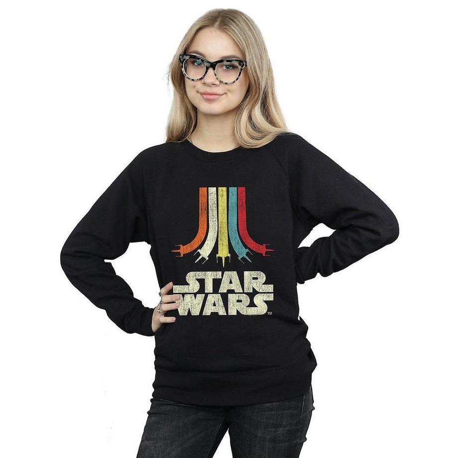 STAR WARS Star Wars Retro Regenbogen Sweatshirt  