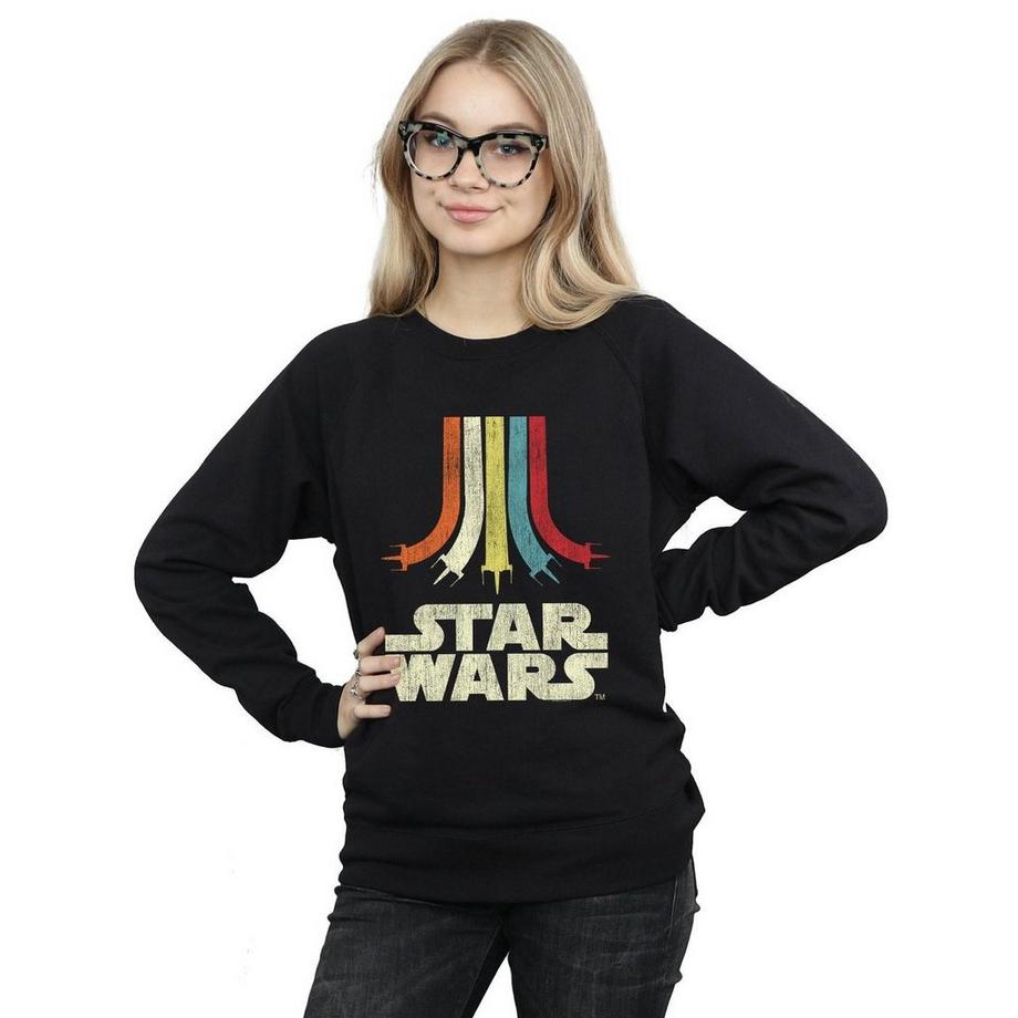 STAR WARS Star Wars Retro Regenbogen Sweatshirt  
