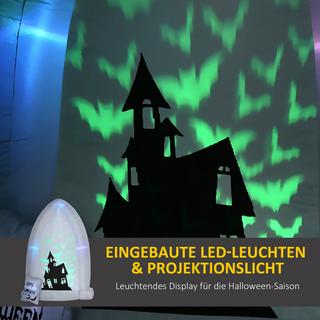 HOMCOM Aufblasbare Halloween-Dekoration  