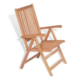 VidaXL sedia da giardino Teak riciclato  