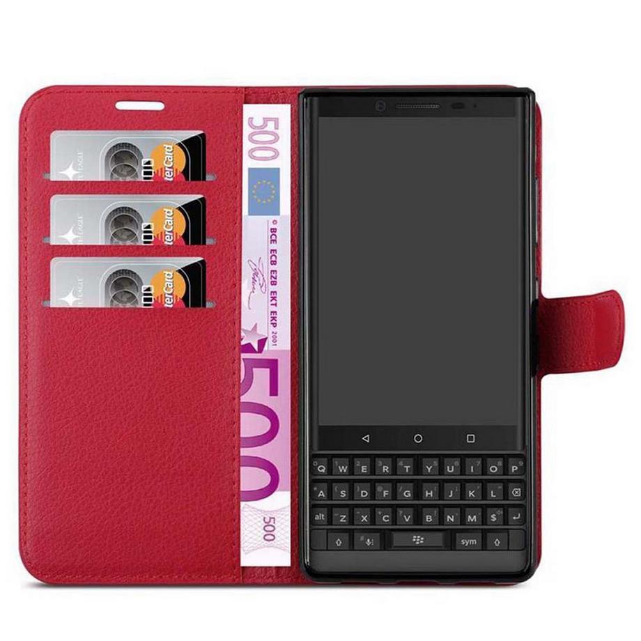 Cadorabo  Hülle für Blackberry KEY 2 LE Standfunktion, Kartenfach 