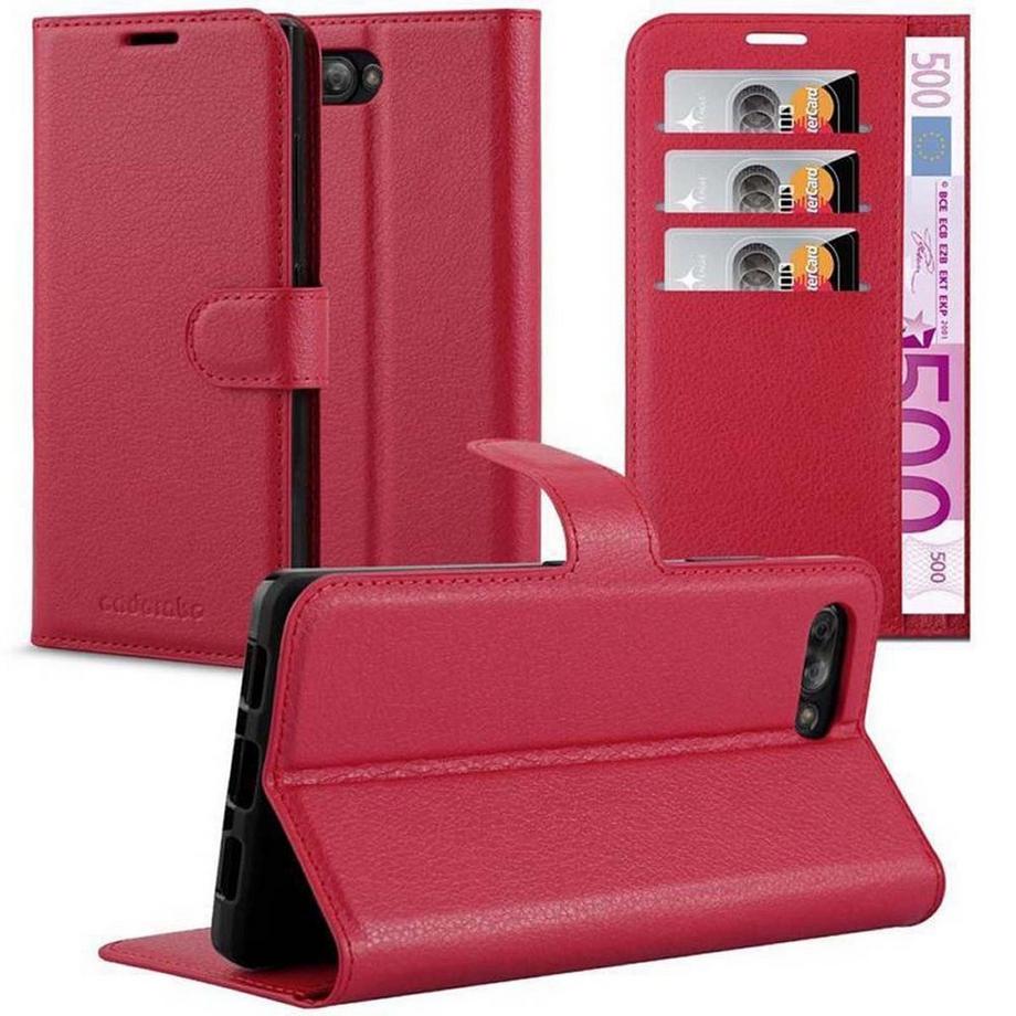 Cadorabo  Housse compatible avec Blackberry KEY 2 LE - Coque de protection avec fermeture magnétique, fonction de support et compartiment pour carte 