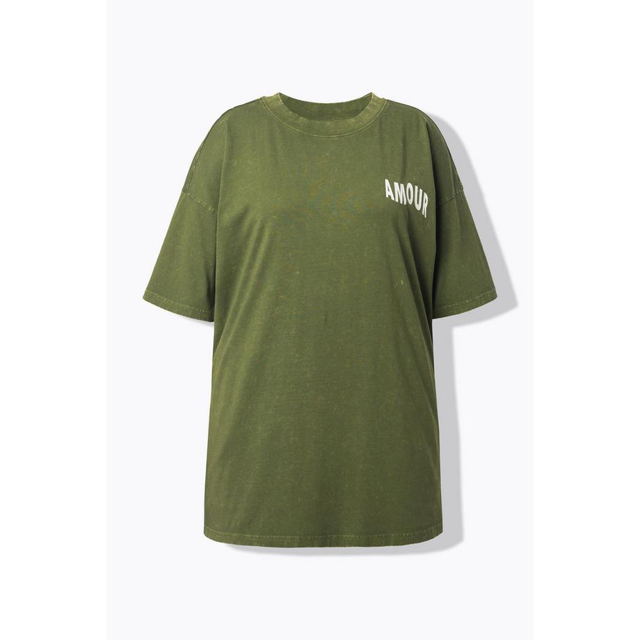 Studio Untold Oversized Acid Washed T-Shirt Amour Rückenprint  