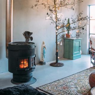 B2X Ventilatore da stufa color bronzo senza elettricità  