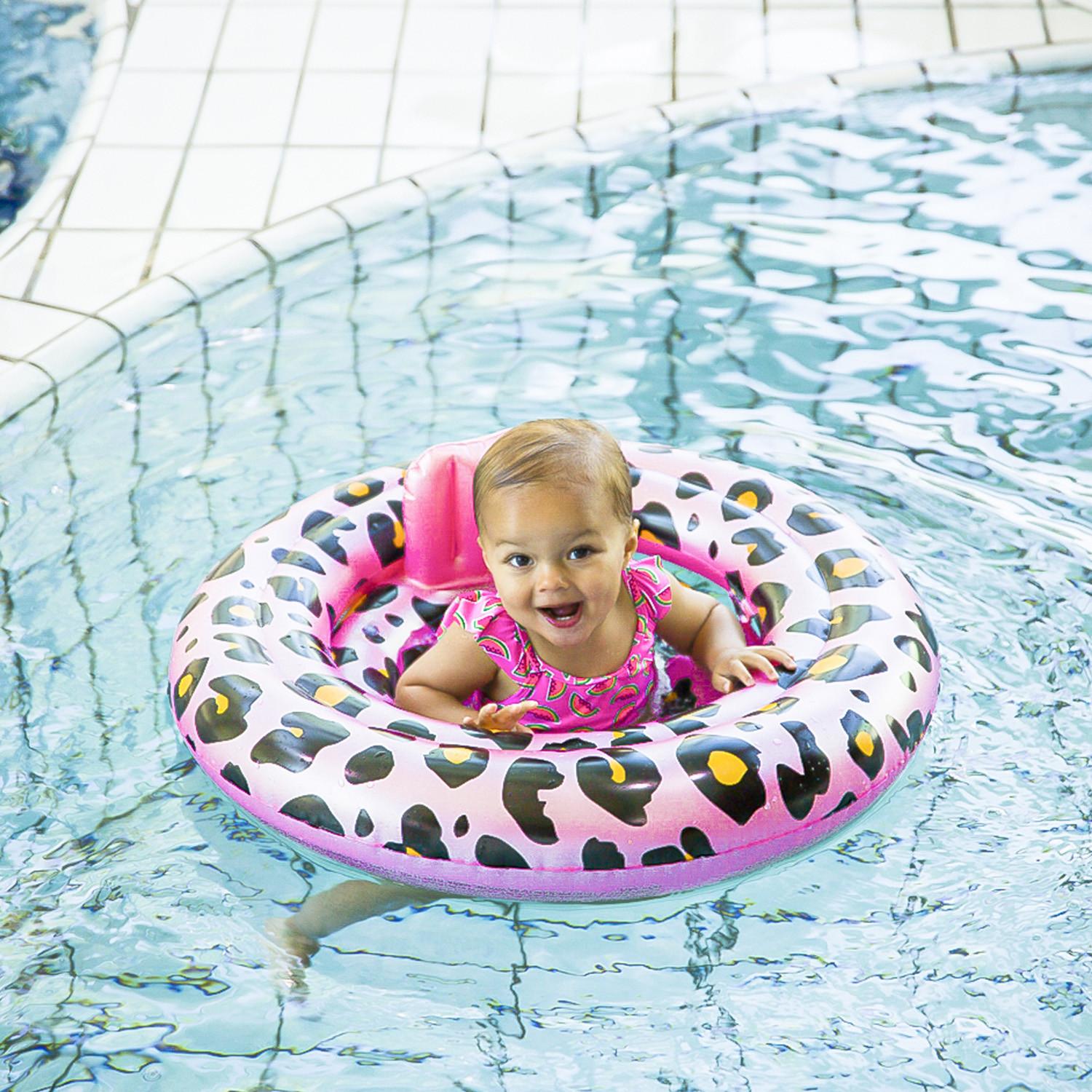 Swim Essentials  BabySchwimmsitz 01 Jahre Rose Leopard 