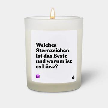 Duftkerze Flowery Welches Sternzeichen ist das Beste und warum ist es Löwe?