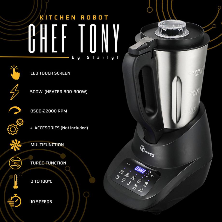 STARLYF Chef Tony Kitchen Robot - Robot da cucina  