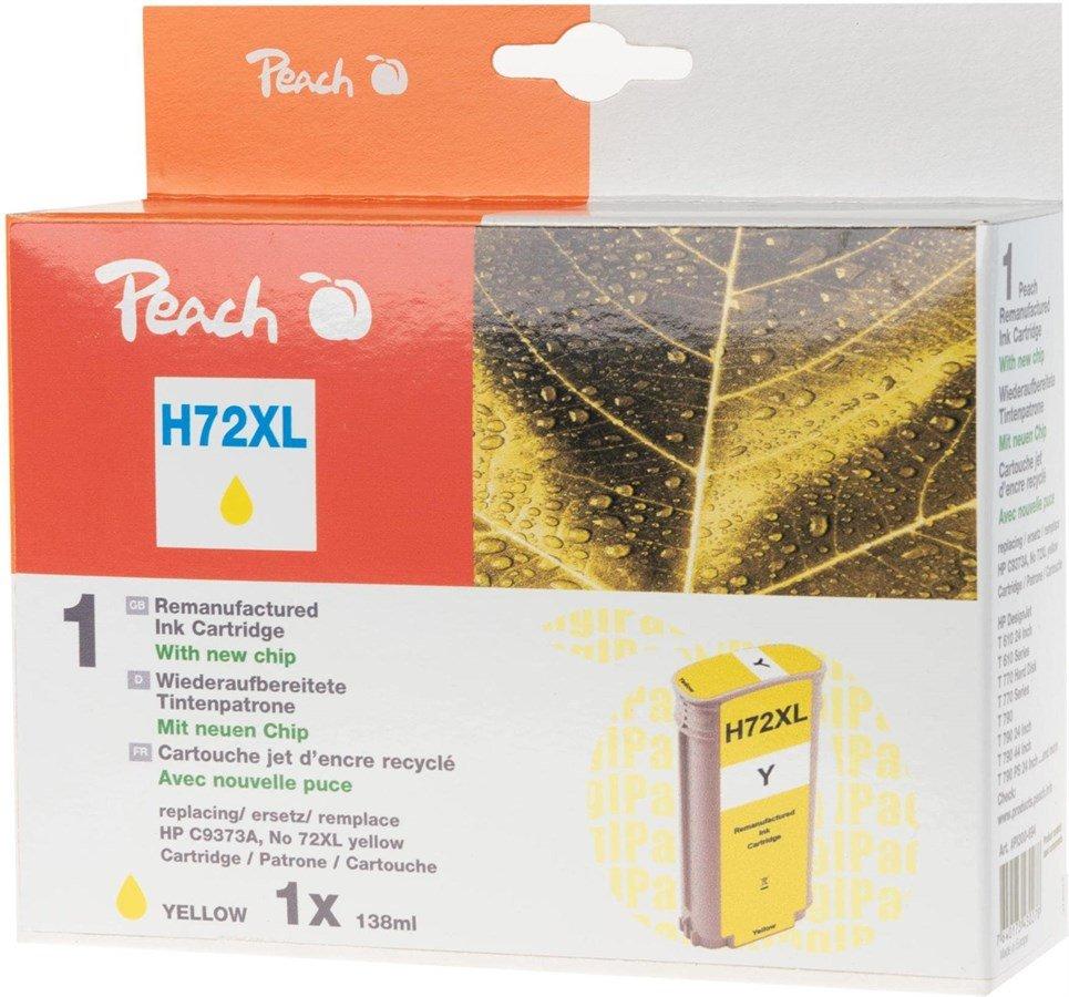 Peach  Tinte HP C9373A, 72XL yellow Plottertinte, 138ml 