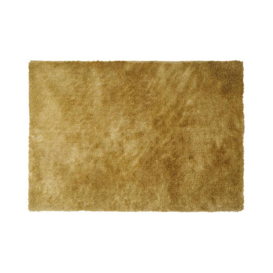 Tapis shaggy à  poils longs GLITTER 2 Doré