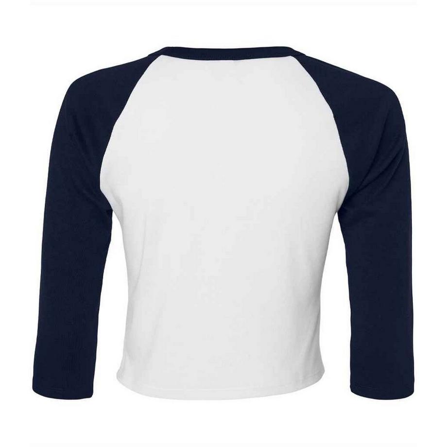 Bella + Canvas Kurzes Raglan 3/4 Arm T-Shirt  