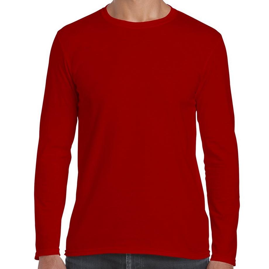 Gildan Soft Style T-Shirt Maniche Lunghe Confezione da 5  