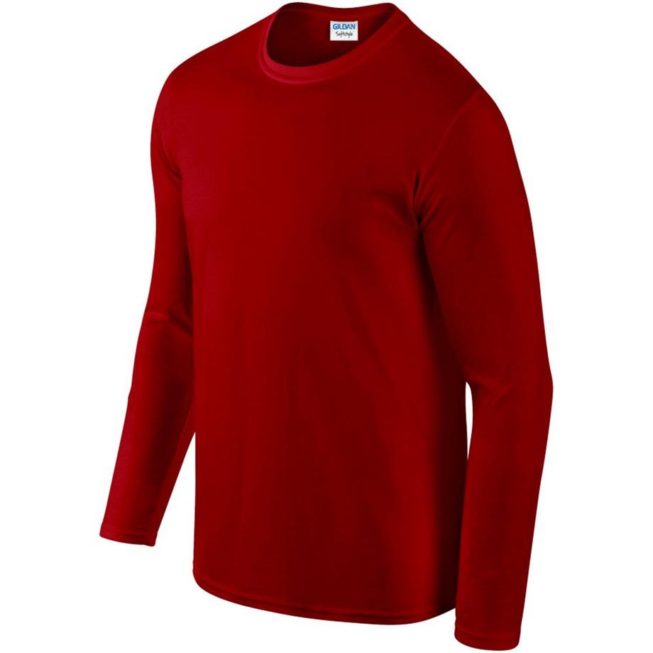 Gildan Soft Style T-Shirt Maniche Lunghe Confezione da 5  