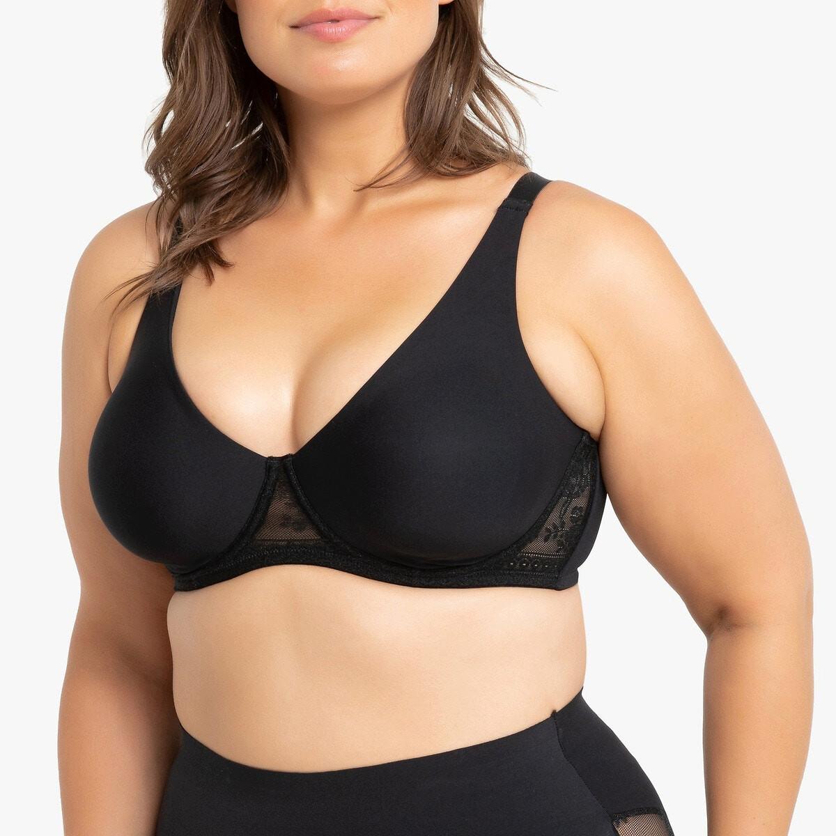 La Redoute Collections  Soutien-gorge minimiseur microfibre et dentelle 