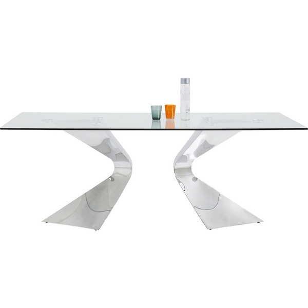 KARE Design Tisch Gloria Chrome 200x100cm  
